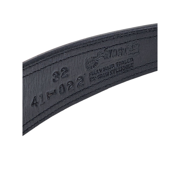 Vogt Belt Steerhide Leather Sterling Buckle Western Conchos Southwest Style 32 - Picture 7 of 16